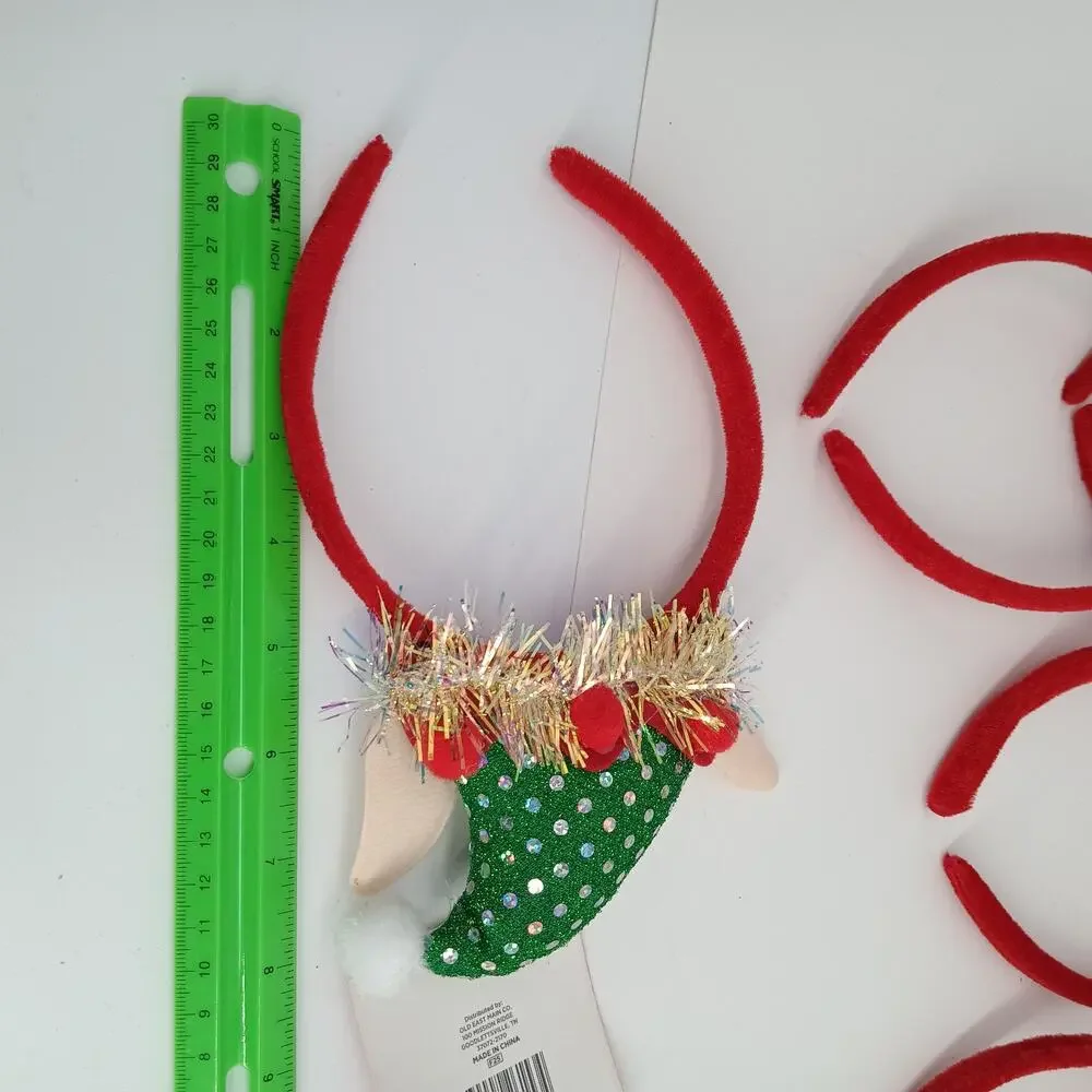 11X Headband Christmas Novelty One Size Holiday Style New Lot
